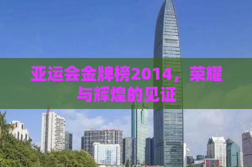 亚运会金牌榜2014，荣耀与辉煌的见证