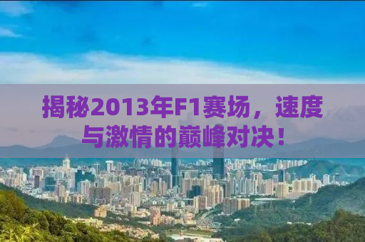 揭秘2013年F1赛场，速度与激情的巅峰对决！